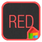 red_m android application logo